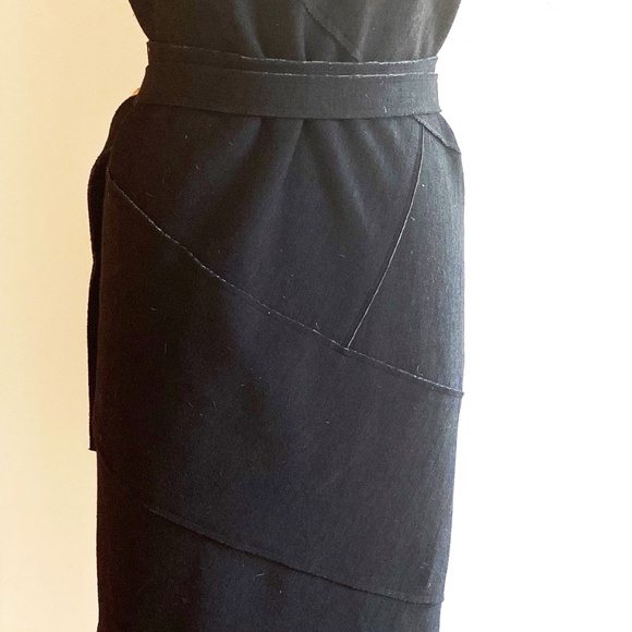 Proenza Schouler black wrap dress size 8 - Picture 1 of 6